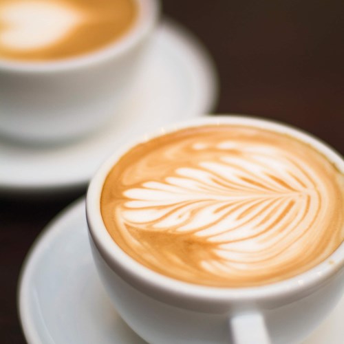Cappuccino latte art