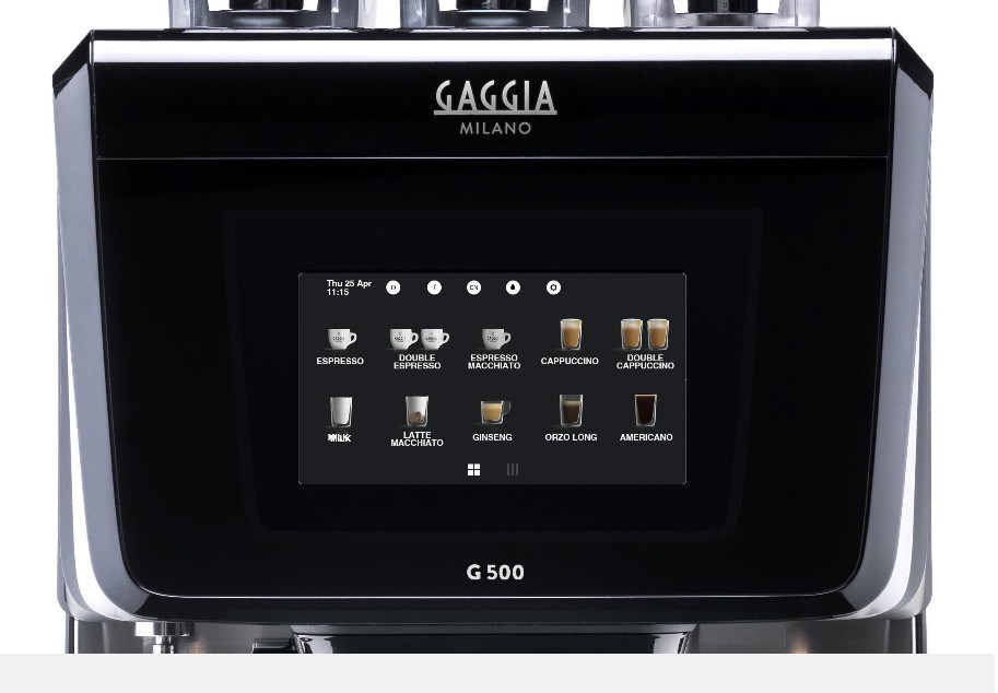 Gaggia Velluto kosketusnäyttö